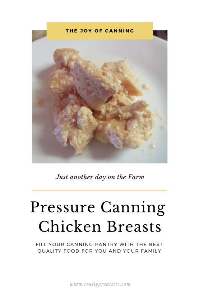 pressure canning chicken