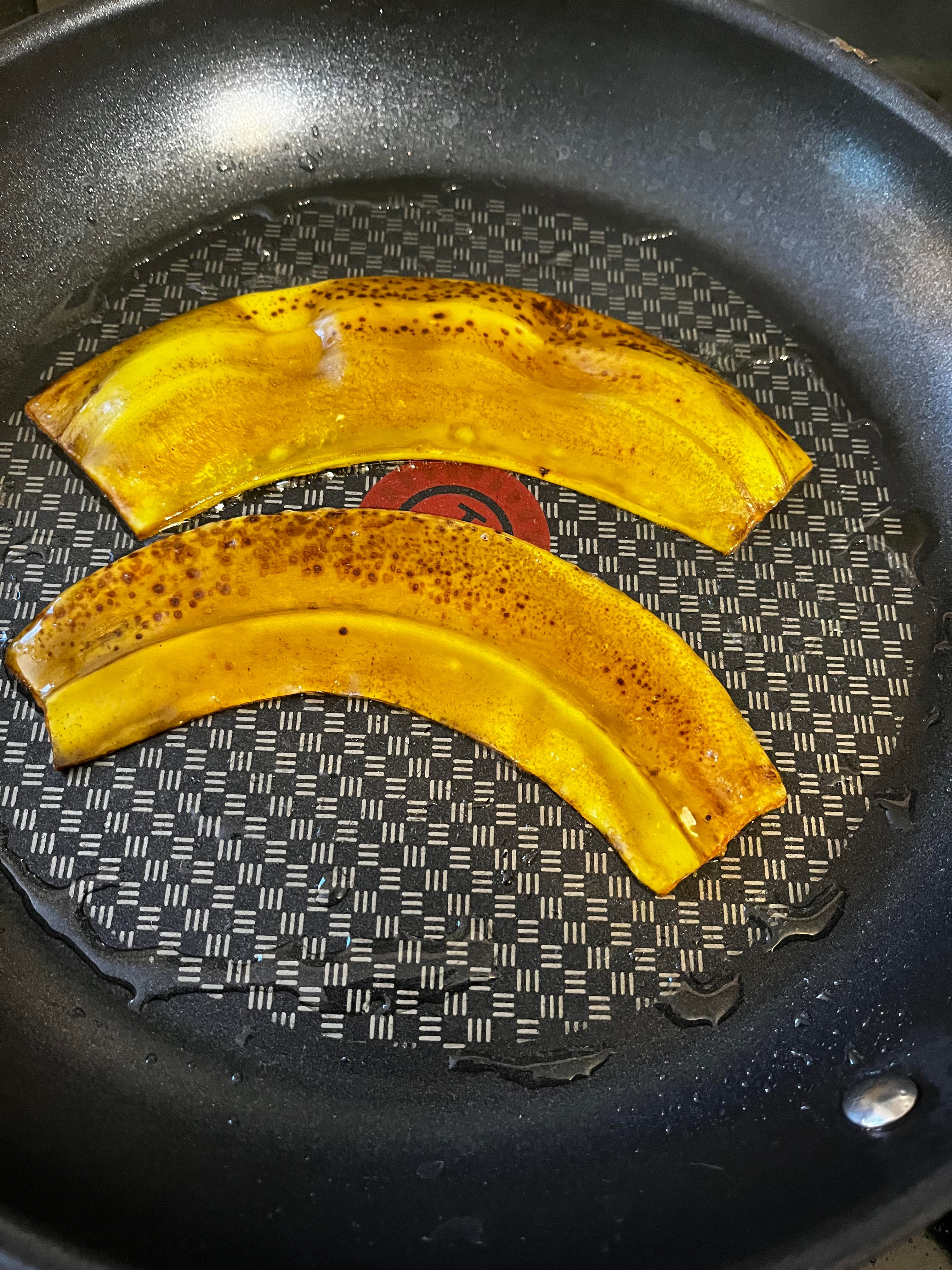 fried banana peel